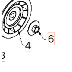 DADO 532426589 ORIGINALE HUSQVARNA