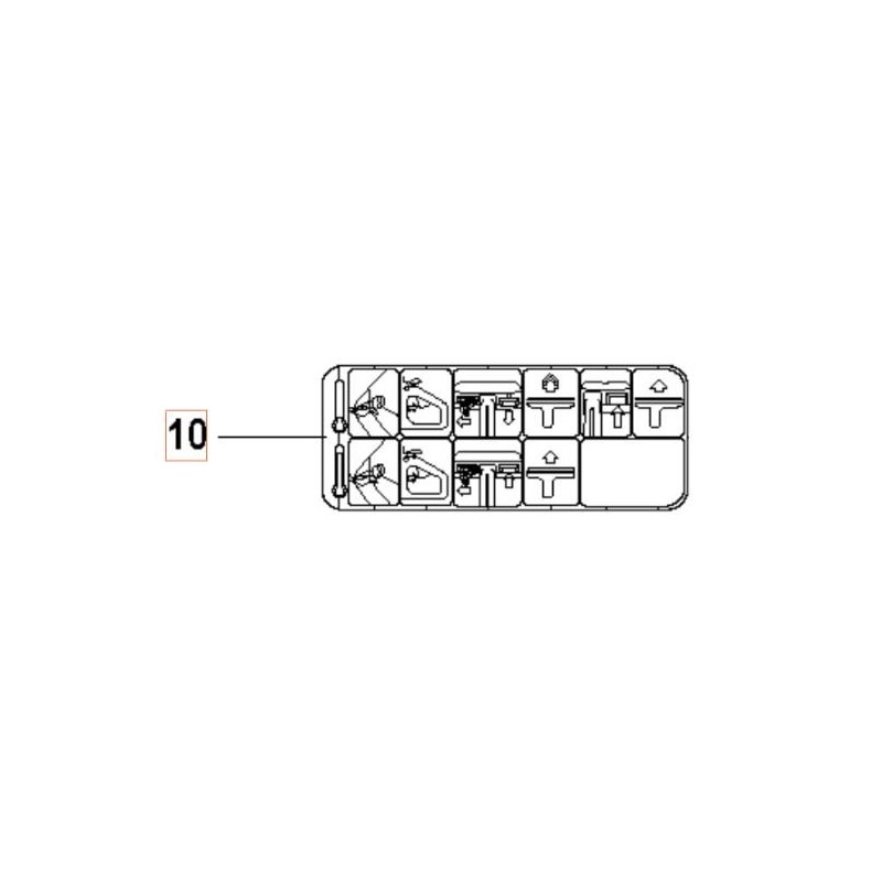 DECALCOMANIA 506243902 ORIGINALE HUSQVARNA