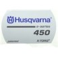 CALCOMANÍA 580815302 ORIGINAL HUSQVARNA