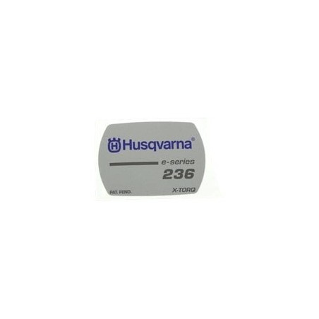 AUTOCOLLANT 575730301 ORIGINAL HUSQVARNA | Newgardenstore.eu