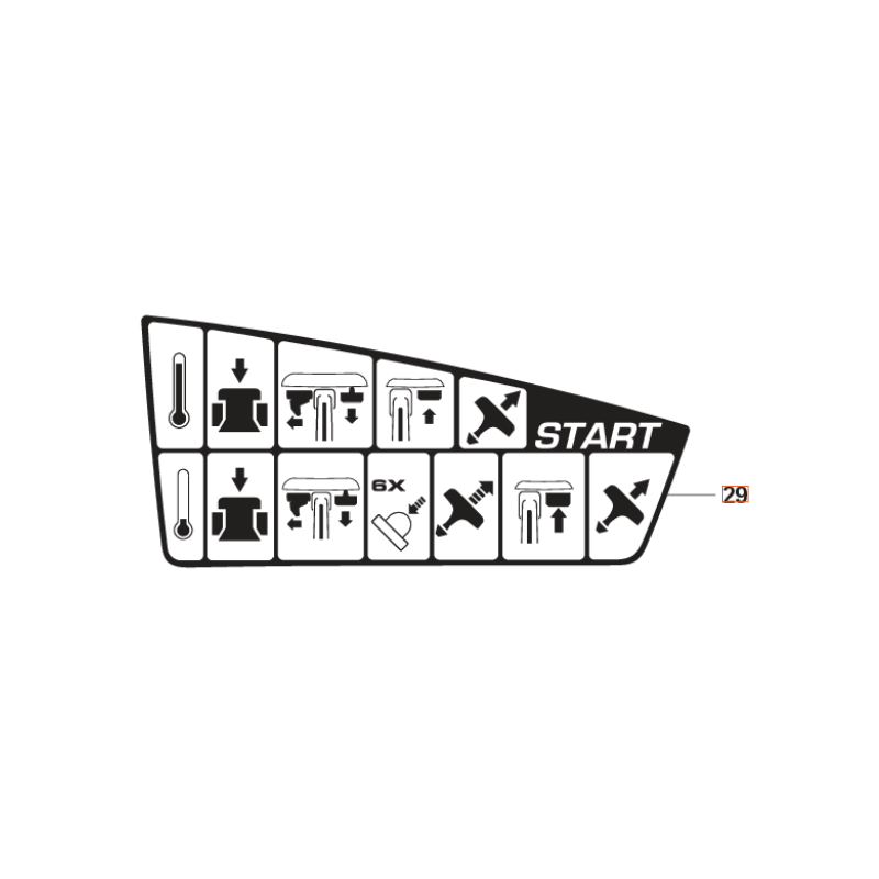 START DECAL 525572002 ORIGINAL HUSQVARNA