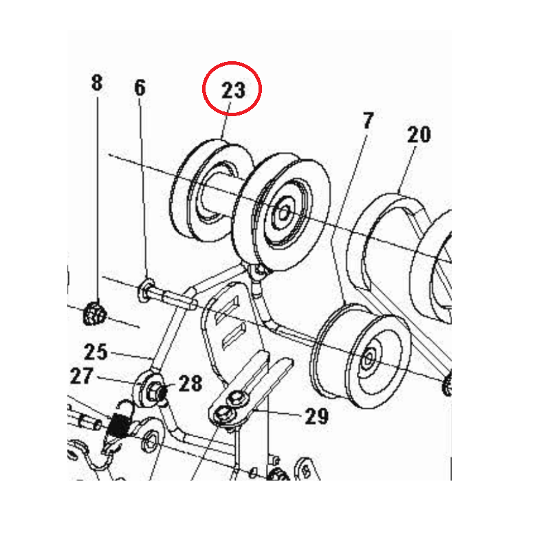 DOPPELSCHEIBE 598816002 ORIGINAL HUSQVARNA