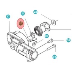 ÉLÉMENT DE JOINT 597974101 ORIGINAL HUSQVARNA | Newgardenstore.eu