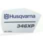 ÉTIQUETTE 544973601 HUSQVARNA ORIGINE