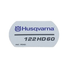 ETIKETT 576120802 HUSQVARNA ORIGINAL | Newgardenstore.eu