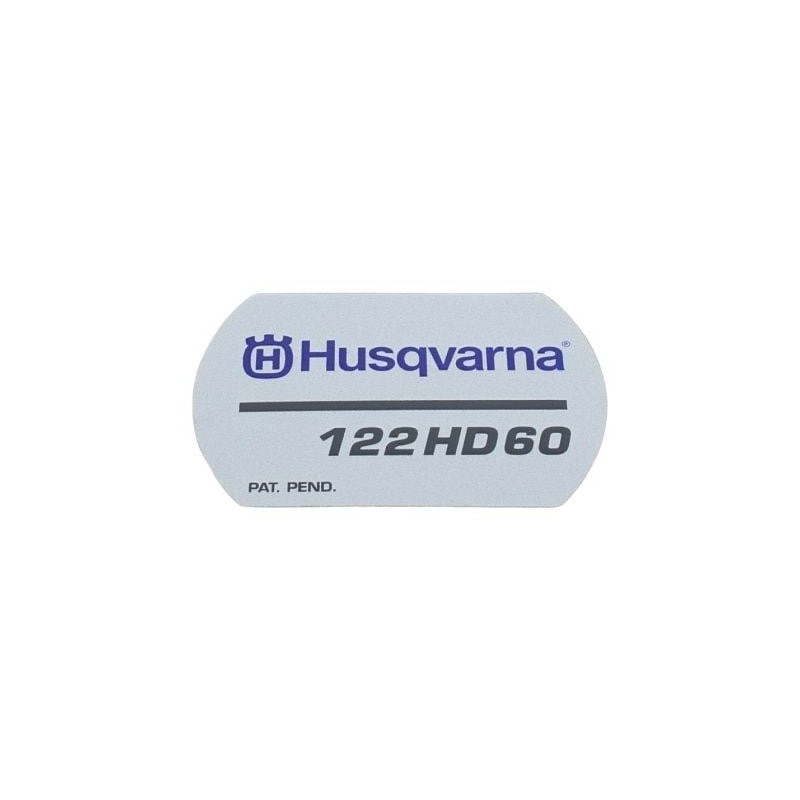 ETICHETTA 576120802 ORIGINALE HUSQVARNA