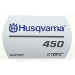 ETICHETTA 544377002 ORIGINALE HUSQVARNA