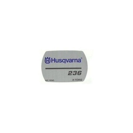 ÉTIQUETTE 575729701 HUSQVARNA ORIGINE | Newgardenstore.eu