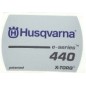 ÉTIQUETTE 544463601 HUSQVARNA ORIGINE