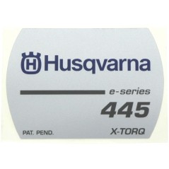 ÉTIQUETTE DE DÉMARRAGE 445E 544377101 ORIGINAL HUSQVARNA