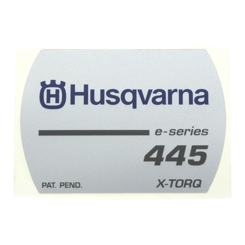 ETIQUETA ARRANQUE 445E 544377101 ORIGINAL HUSQVARNA