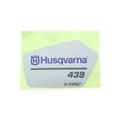 ETICHETTA AVVIAMENTO HVM 439 579313501 ORIGINALE HUSQVARNA | Newgardenstore.eu