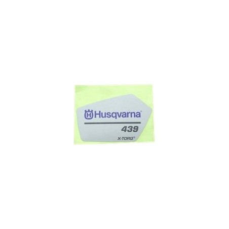 ETICHETTA AVVIAMENTO HVM 439 579313501 ORIGINALE HUSQVARNA | Newgardenstore.eu