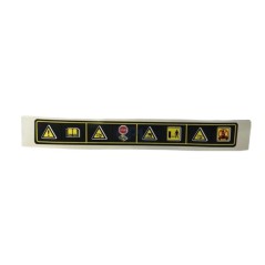 WARNING LABEL 586359701 HUSQVARNA ORIGINAL | Newgardenstore.eu