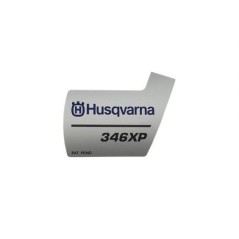 ÉTIQUETTE POUR 346XP 537370504 ORIGINAL HUSQVARNA | Newgardenstore.eu