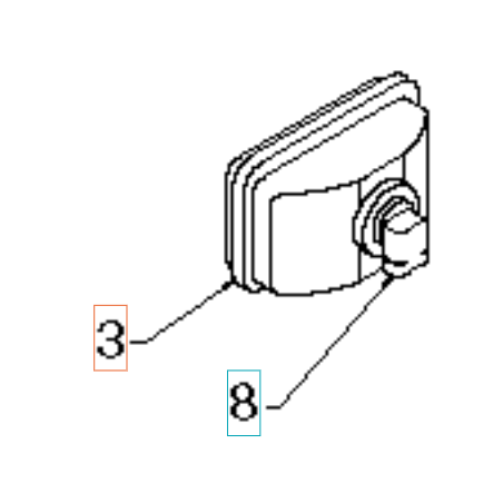 HEADLIGHT WITH HALOGEN LAMP 532178666 ORIGINAL HUSQVARNA | Newgardenstore.eu