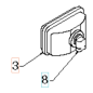 HEADLIGHT WITH HALOGEN LAMP 532178666 ORIGINAL HUSQVARNA