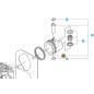 SEGMENT DE PISTON 537536501 ORIGINAL HUSQVARNA