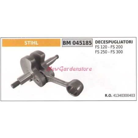 Eje de transmisión STIHL para motor de desbrozadora FS 120 200 250 300 045185 | Newgardenstore.eu