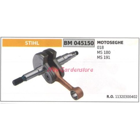 Eje de transmisión STIHL para motor de motosierra 018 MS 180 191 045150 | Newgardenstore.eu