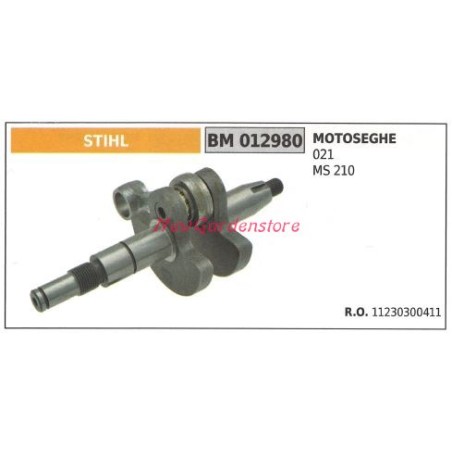 Eje de transmisión STIHL para motor de motosierra 021 MS 210 012980 | Newgardenstore.eu