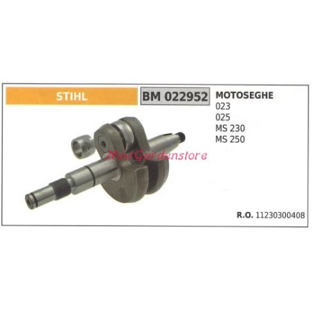 Eje de transmisión STIHL para motor de motosierra 023 025 MS 230 250 022952 | Newgardenstore.eu