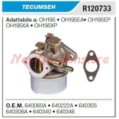 Carburateur TECUMSEH tondeuse OH195 OH195EA R120733 | Newgardenstore.eu