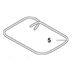 GASKET (SINGLE) 574874711 ORIGINAL HUSQVARNA