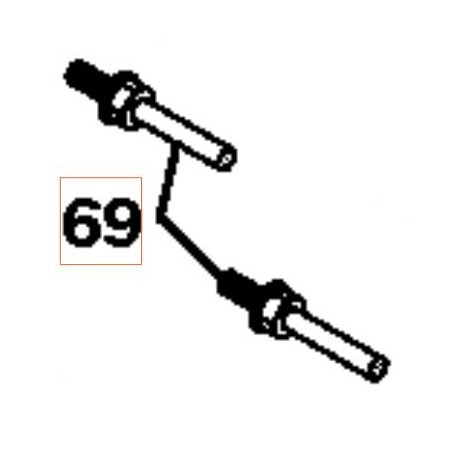 GUIDE DE COURROIE 532164173 ORIGINAL HUSQVARNA | Newgardenstore.eu