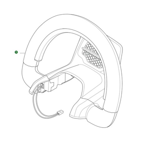 KOMPLETTGRIFF 536535502 HUSQVARNA ORIGINAL | Newgardenstore.eu