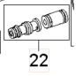 INIETTORE 592617650 ORIGINALE HUSQVARNA