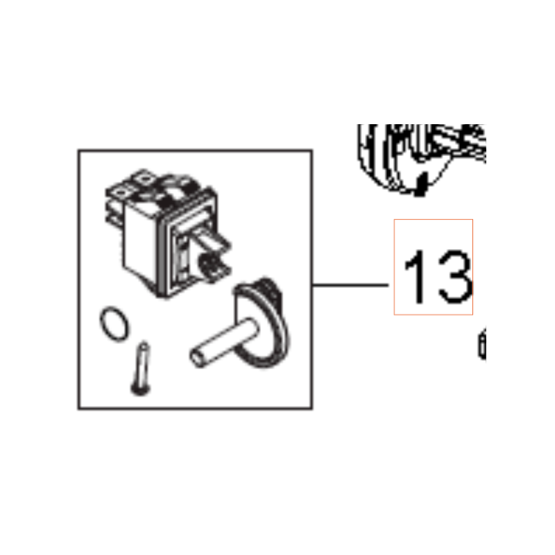 INTERRUPTOR 592617665 ORIGINAL HUSQVARNA