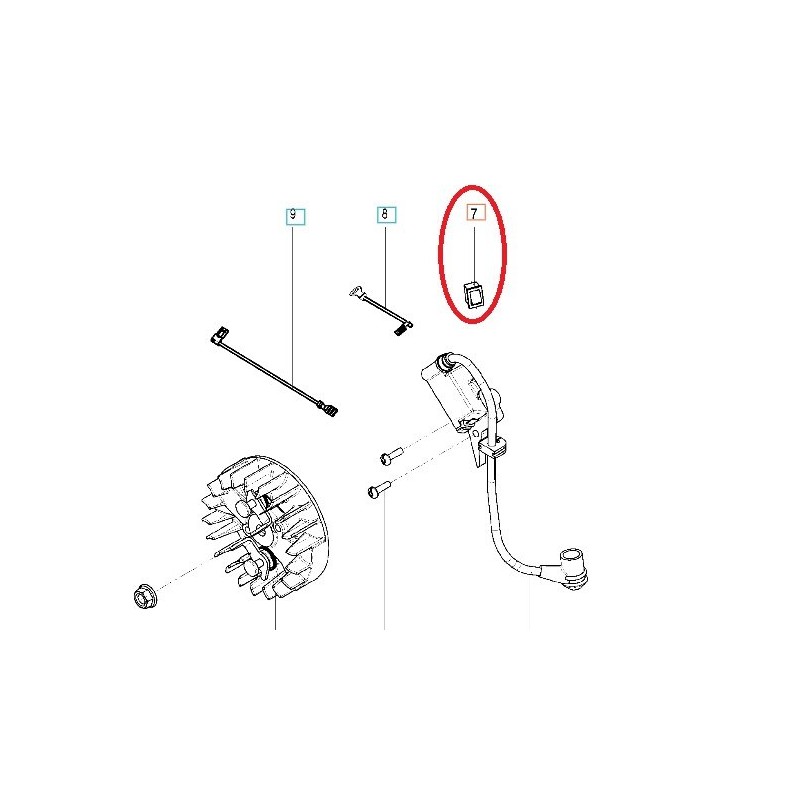 COMMUTATEUR 574226401 ORIGINAL HUSQVARNA