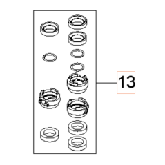 KIT ANELLI DI TENUTA 592617691 ORIGINALE HUSQVARNA