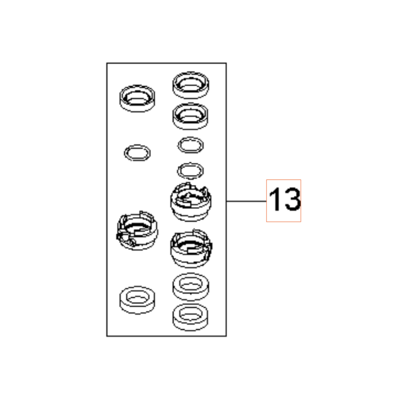 DICHTUNGSRINGSATZ 592617691 ORIGINAL HUSQVARNA