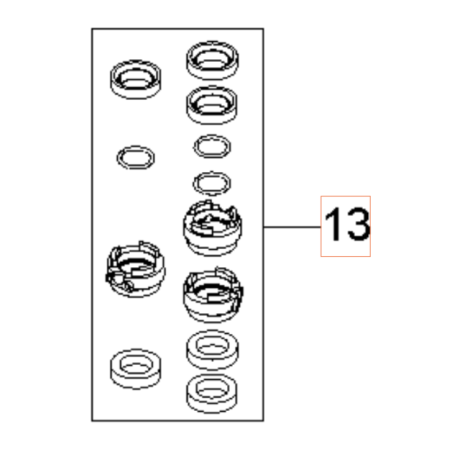 KIT JOINT D'ÉTANCHÉITÉ 592617691 ORIGINAL HUSQVARNA | Newgardenstore.eu