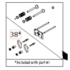 ROCKER KIT 532429612 ORIGINAL HUSQVARNA | Newgardenstore.eu