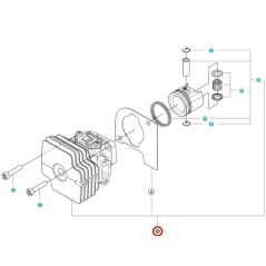 KIT CYLINDRE COMPLET 546057601 HUSQVARNA ORIGINE