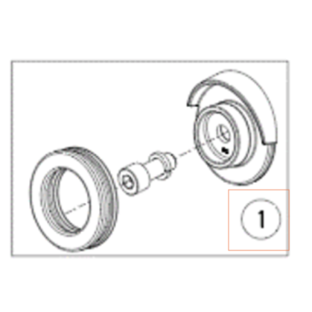 BEARING KIT 598684130 ORIGINAL HUSQVARNA | Newgardenstore.eu