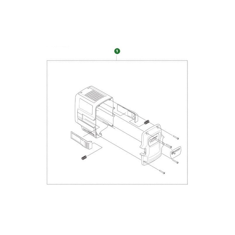 BATTERIEGEHÄUSE-KIT 538994401 ORIGINAL HUSQVARNA