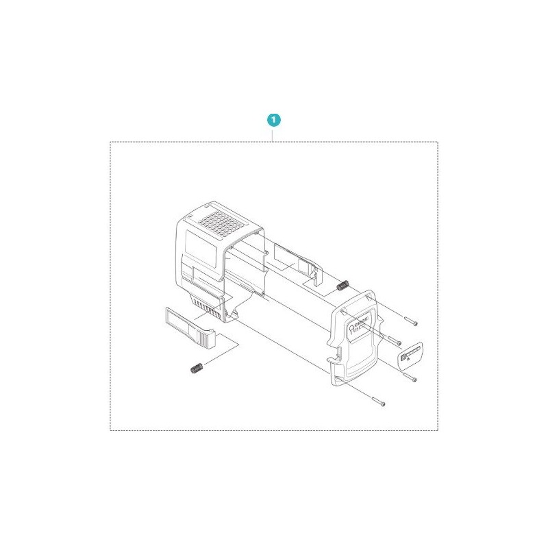 BATTERIEGEHÄUSE-KIT 40-B70 538992901 ORIGINAL HUSQVARNA