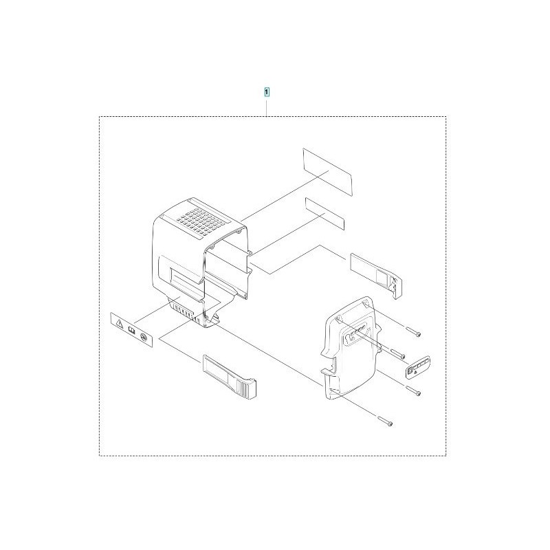 GEHÄUSEKIT BLI100 536566101 ORIGINAL HUSQVARNA