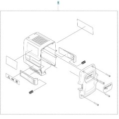 GEHÄUSEKIT BLI200X 536567801 ORIGINAL HUSQVARNA | Newgardenstore.eu