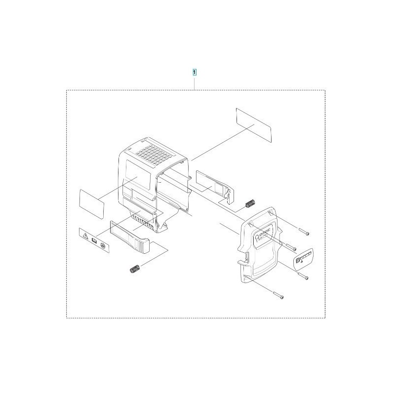 KIT CARCASA BLI200X 536567801 ORIGINAL HUSQVARNA