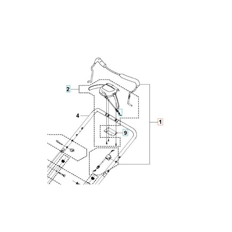 KIT LEVA 598453101 ORIGINALE HUSQVARNA