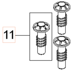 KIT DE PISTONES (3PCS) 592617679 ORIGINAL HUSQVARNA