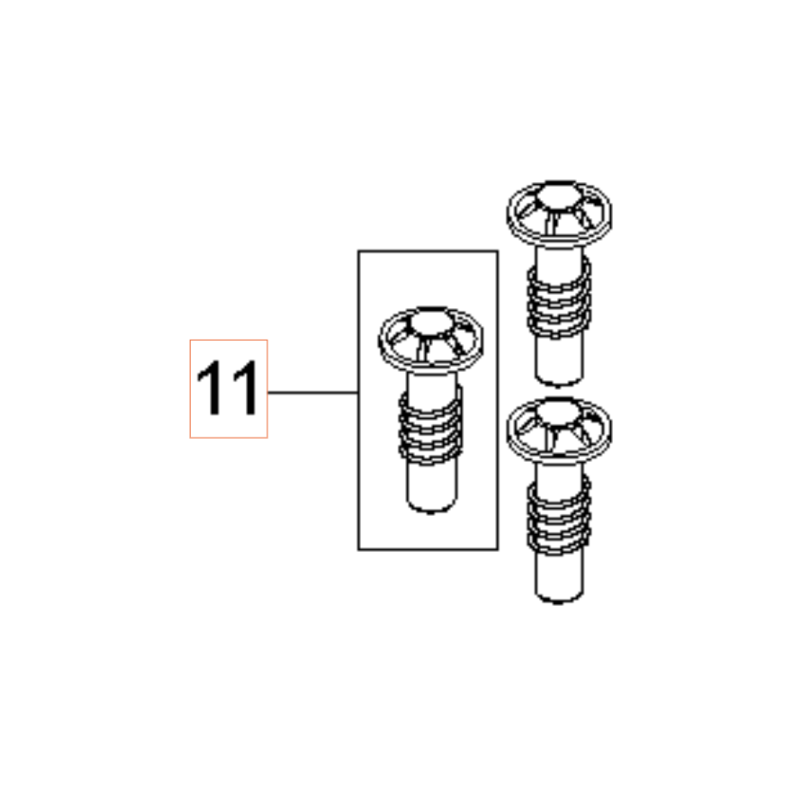 KIT DE PISTONES (3PCS) 592617679 ORIGINAL HUSQVARNA