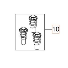 KIT DE PISTONES KIT (3PCS) 592617678 HUSQVARNA ORIGINAL | Newgardenstore.eu