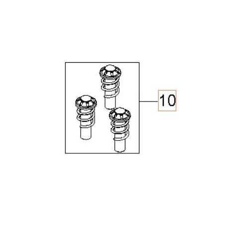 KIT DE PISTONES KIT (3PCS) 592617678 HUSQVARNA ORIGINAL | Newgardenstore.eu