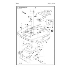 ACX-OBERKÖRPER-KIT 580292602 ORIGINAL HUSQVARNA